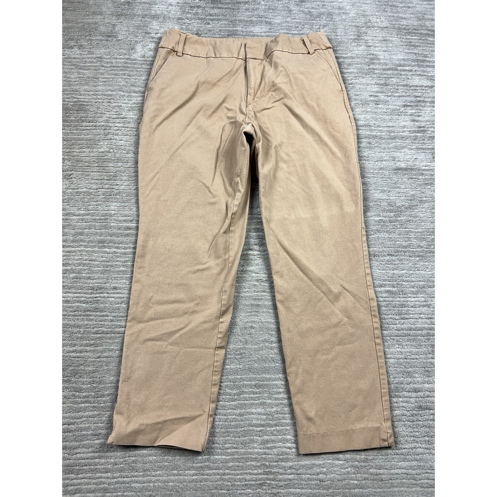 Time and Tru Pants Womens 10 Pink Ankle Cotton Blend Career Casual